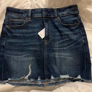 American Eagle denim mini skirt